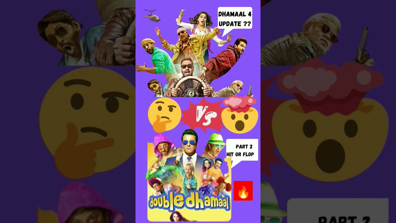 🤑Total dhamaal vs double dhamaal🔥