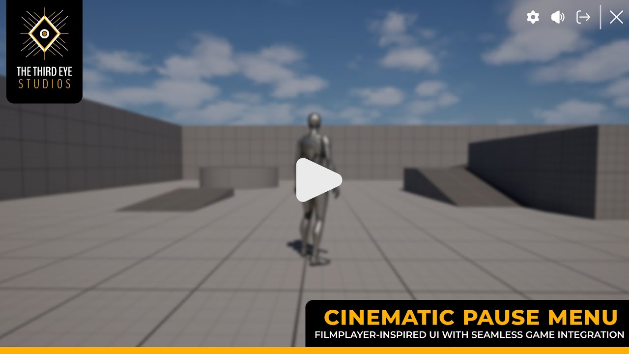 Cinematic Pause Menu UE5 Trailer - YouTube