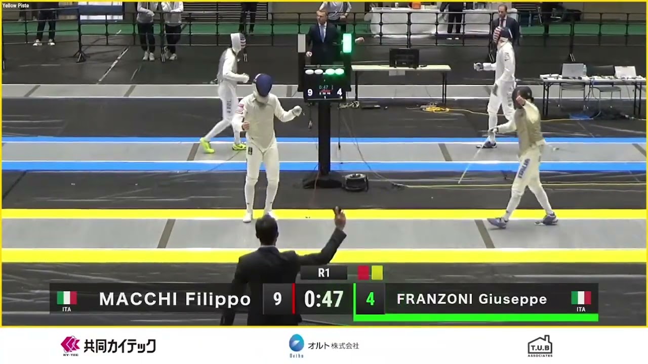 Tokyo World Cup 2024 SMF - L64 - Filippo Macchi ITA v Giuseppe Franzoni ITA
