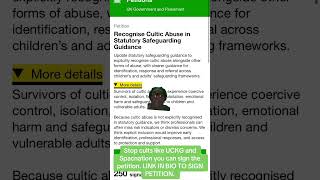 Sign the petition to stop cults like spac nation and uckg. #cultic #uckg #spacnation