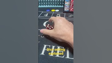 Dice setting explained #dice #gambling #money #crapsstrategy