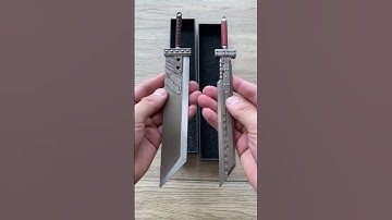 FF7 Cloud Swords Miniature Metal Tiny Replica In Gift Box #sword#ff7 #bustersword