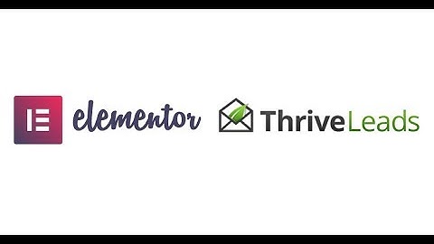 How To Use Elementor Page Builder and Thrive Leads Together