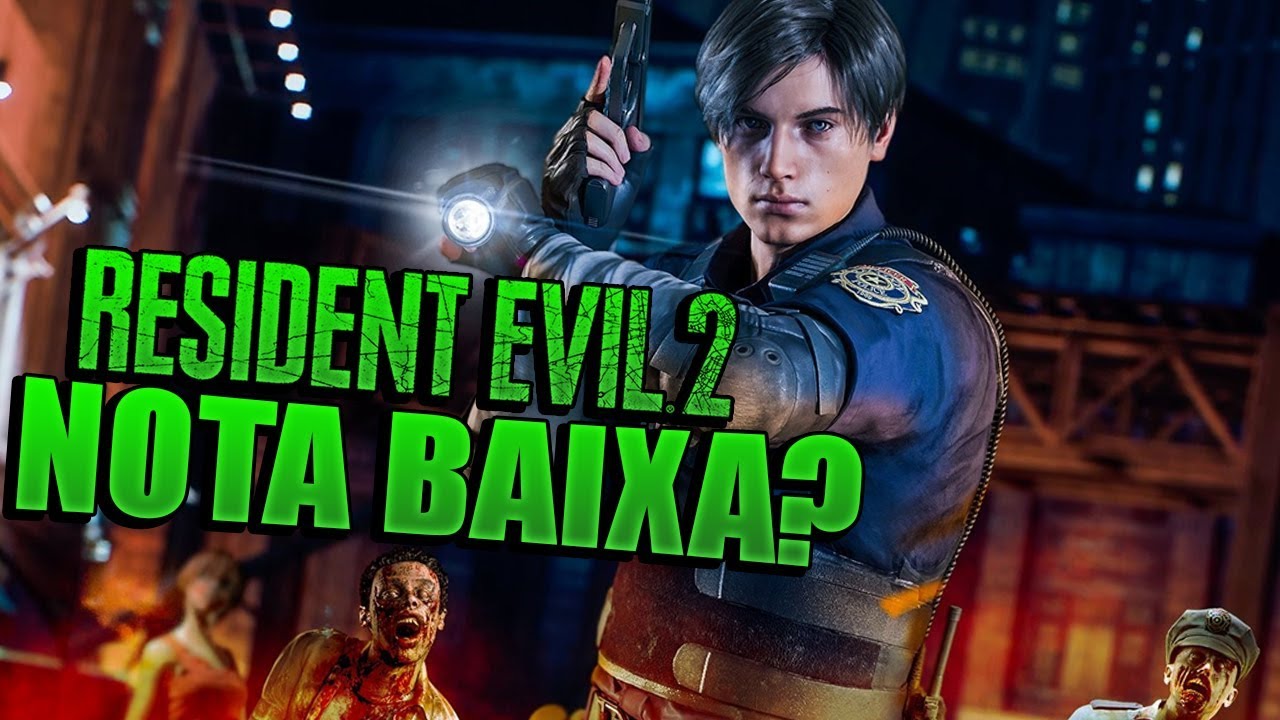 RESIDENT EVIL 2 REMAKE RECEBE NOTA BAIXA? vlogs in spanish