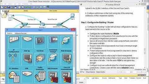 PT Practice Skills Exam Type C - Packet Tracer