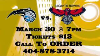 $13 TICKETS HAWKS VS. MAGIC MARCH 30 PHILLIPS ARENA