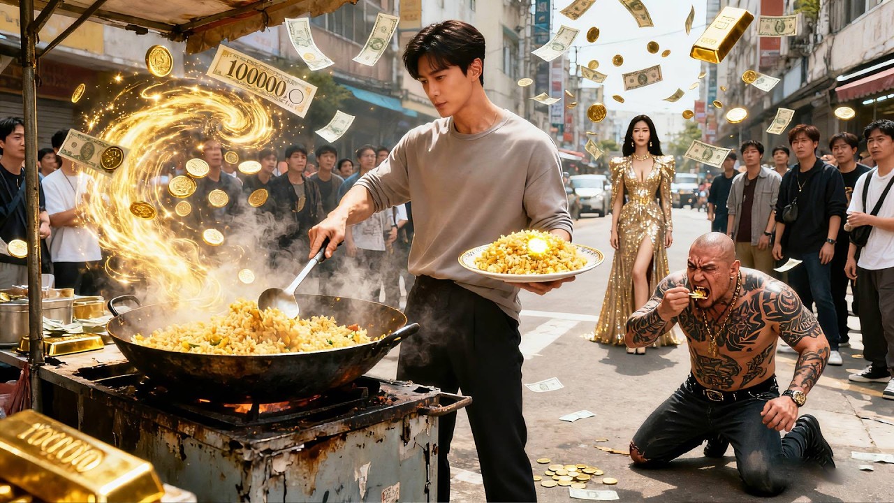 Isang platong fried rice ₱100,000?! Isang subo lang, napasuko ang siga—pera at babae, kusang lumapit