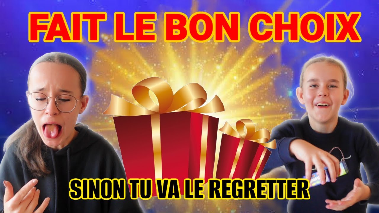 CHALLENGE : FAIT LE BON CHOIX SINON TU VA LE REGRETTER !!!!