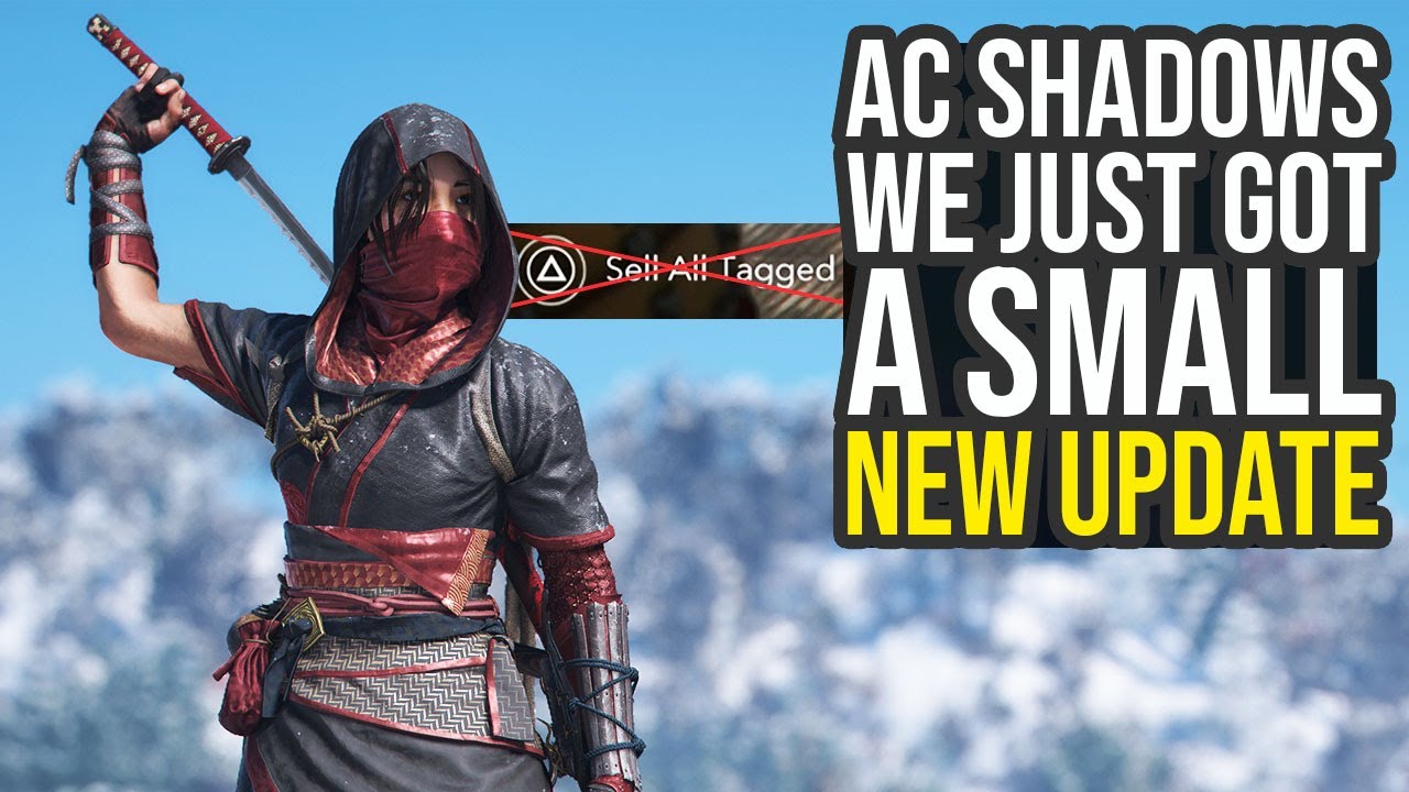 We Just Got A Small New Assassin's Creed Shadows Update... (AC Shadows ...