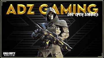 Live: CODM | ADZ Open Lobbies | Call Of Duty Mobile | COD Mobile #codm