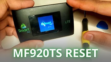 SMARTBRO MF920TS WIFI RESET 2021 | LTE POCKET WIFI HARDRESET