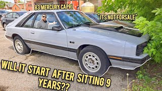Will this 1983 mercury Capri RS start and drive home after sitting 9 years??? Sitting since 2013!!
