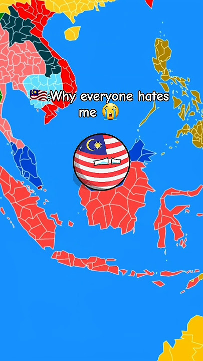 Real friends of Malaysia 🇲🇾 😥 ❤️ #countryballs #shorts