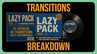 Lazy Pack Vol.3 | Transitions Breakdown | DaVinci Resolve 21 |