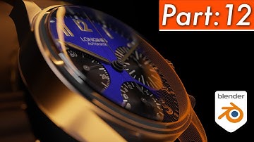 Blender | Hard Surface Modeling 3D Longines Watch Bevel Part 12