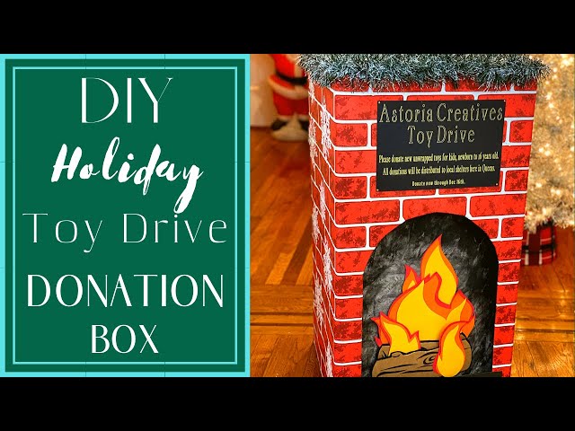 Diy Vintage Cardboard Fireplace Toy