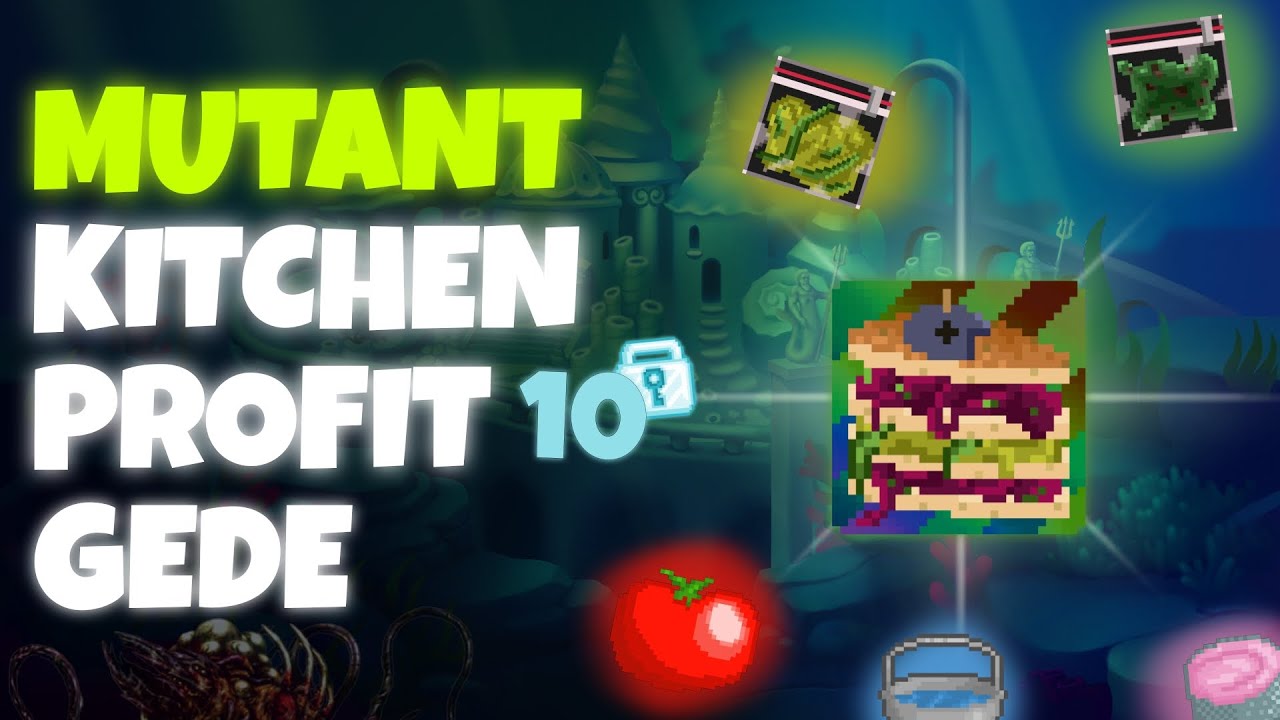 Cuma Masak/Cooking Profit Gede!! || Profit 10 DL Modal Masak || Growtopia Mutant Kitchen🍳