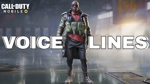 ZANE - PEPPER | VoiceLines #85 CodMobile | CODM S4 @drvicaagaming