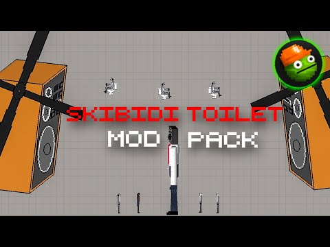 Axo's Skibidi Toilet Mod Pack 2(12 Characters) - Mods for Melon Playground  Sandbox PG