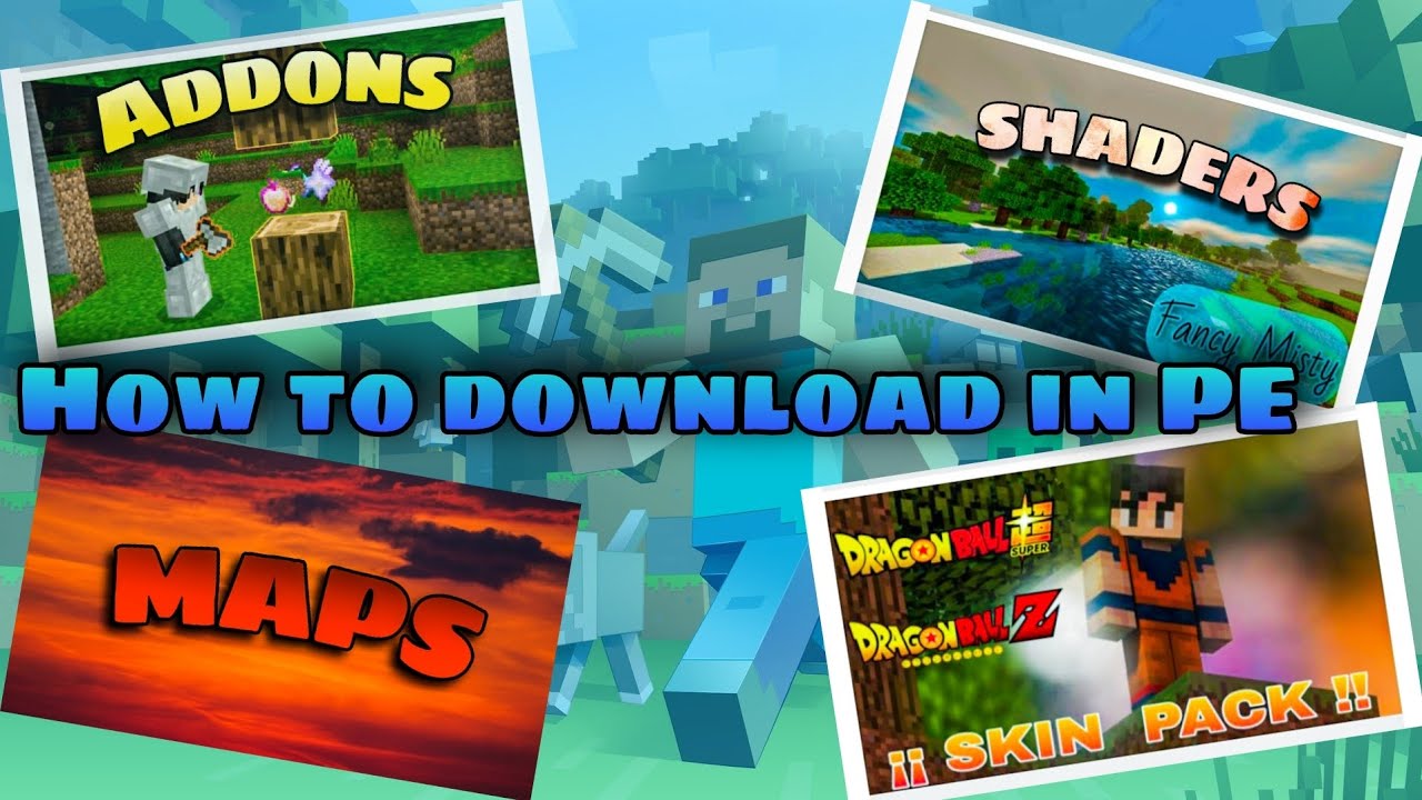 Minecraft: How To Download Addons/Maps And Skins! – IQGP