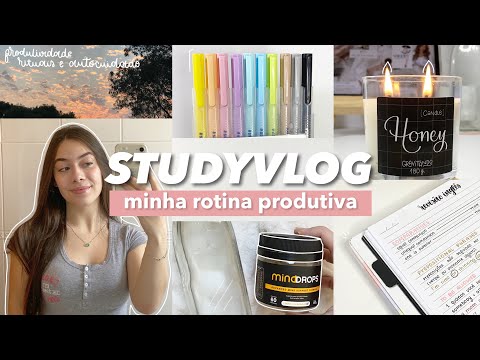 STUDY VLOG 14 | minha rotina PRODUTIVA em casa! ☕️