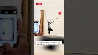 Remember When a Banksy Painting Self-Destructed? #shorts
