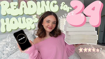 reading as many books as possible in 24 HOURS… 📖🌟🐚💕 *spoiler free reading vlog*