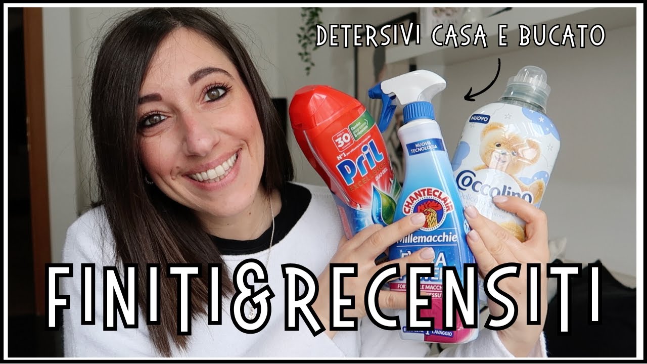 Finiti e recensiti | Detersivi per casa e bucato.. cosa ricomprerò?