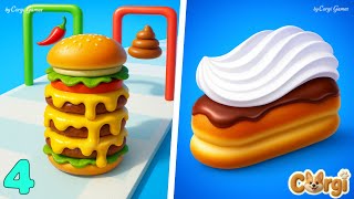 Burger Master 🆚 Perfect Cream - All Levels Satisfying Walkthrough Gameplay | PART 4 screenshot 4