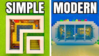 HOW TO MAKE THE ULTIMATE SIMPLE STARTER HOUSES in Minecraft