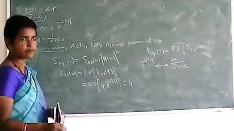 Problem to find mean, auto correlation, Power spectral density and average power of LTI sys output