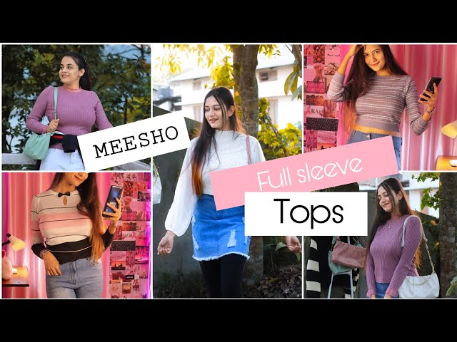 full sleeve tops for women meesho