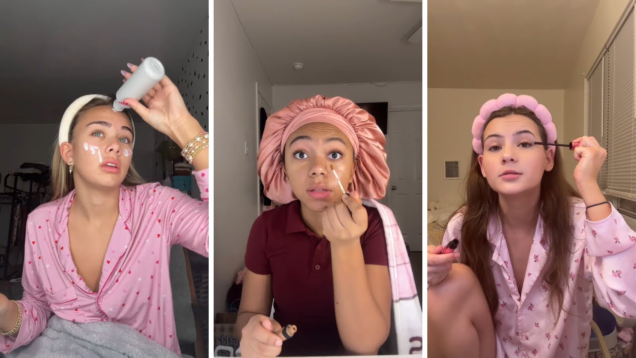 GRWM for School | Get Ready With Me TikTok Compilation