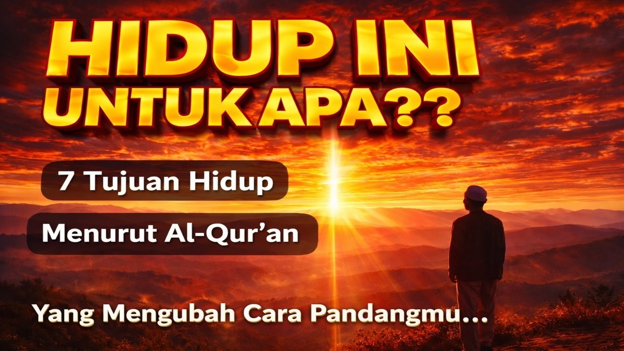 Hidup Ini Untuk Apa? 7 Tujuan Hidup Menurut Al-Qur’an yang Mengubah Cara Pandangmu..