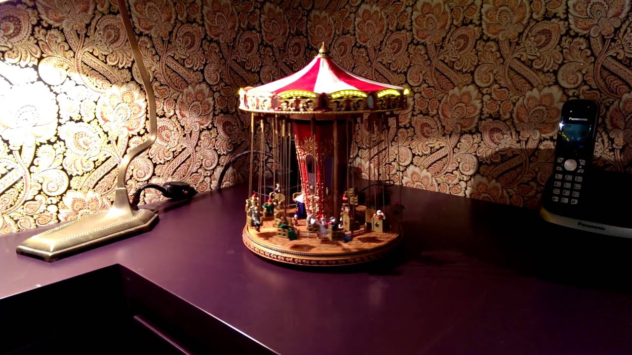Mr. Christmas World Fair Swing Carousel - YouTube
