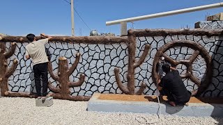 Beautiful house painting and facade by Afshin and Abolfazl
