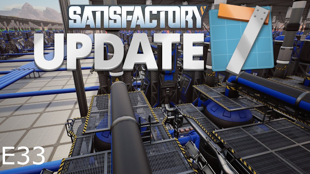 Satisfactory Update 7 E33; 28,080 Copper Ingots Per Minute for Project