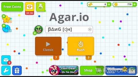 Agar.io - one Rush Mode and one Troll,Team,Fail and Crash Connection