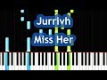Jurrivh - Miss Her (Piano Love Ballad) Tutorial