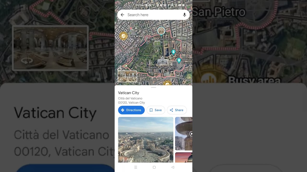 I find Vatican city to Monaco