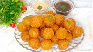 Crispy potato balls recipe | ￼Easy Snack ￼ children favorite Recipe | Alia kitchen