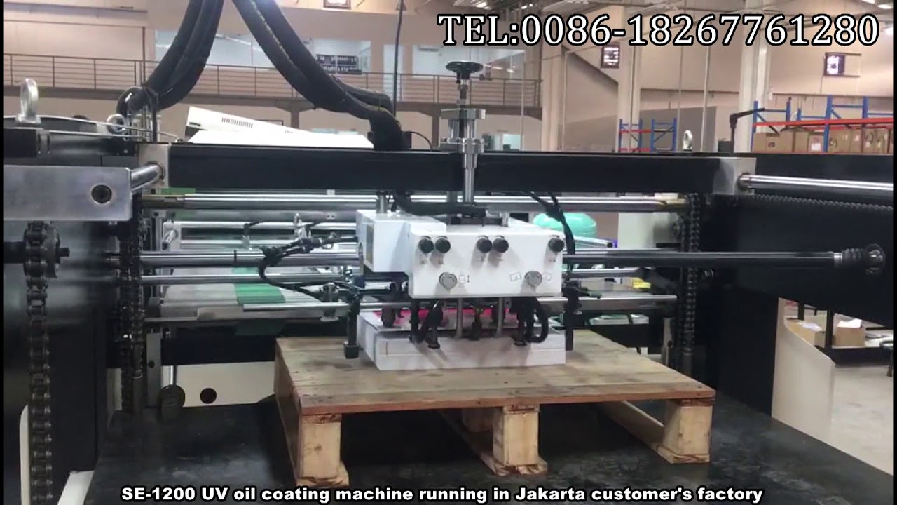 AUTOMATIC UV OIL varnishing MACHINE SE-1200