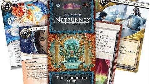 Android Netrunner LCG The Liberated Mind Datapack unboxing