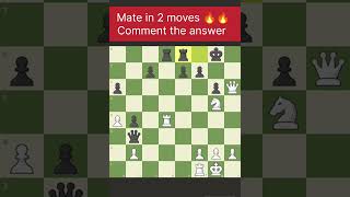 mate in 2 moves #chess #viral #trending #games #puzzle #chessgame  #new #game #shorts #shortsfeed