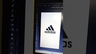 Adidas logo recreation in illustrator