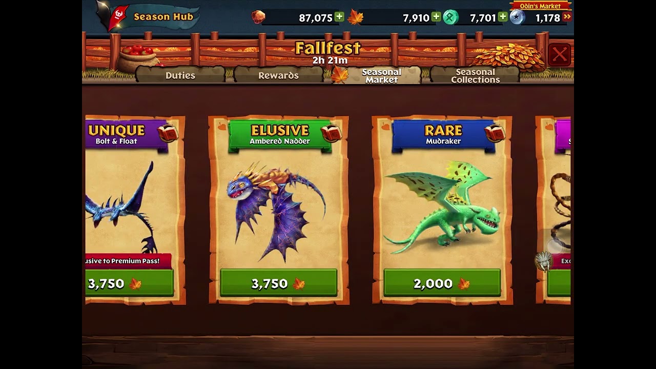 Rise of Berk | Fallfest: Death Knight Dragon