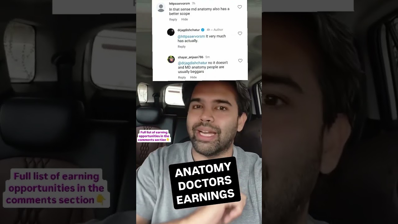 Anatomy Doctor EARNINGS #medicos #medicaldegree #neetpg #mbbs