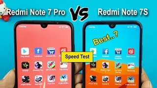 Redmi Note 7S vs Redmi Note 7 Pro Speed Test & Hardware Comparison || Which  Should You Buy?