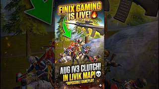 AUG Gun Se 1v3 Clutch In Livik! 😱 | BGMI Shorts #bgmi #shorts#finixislive