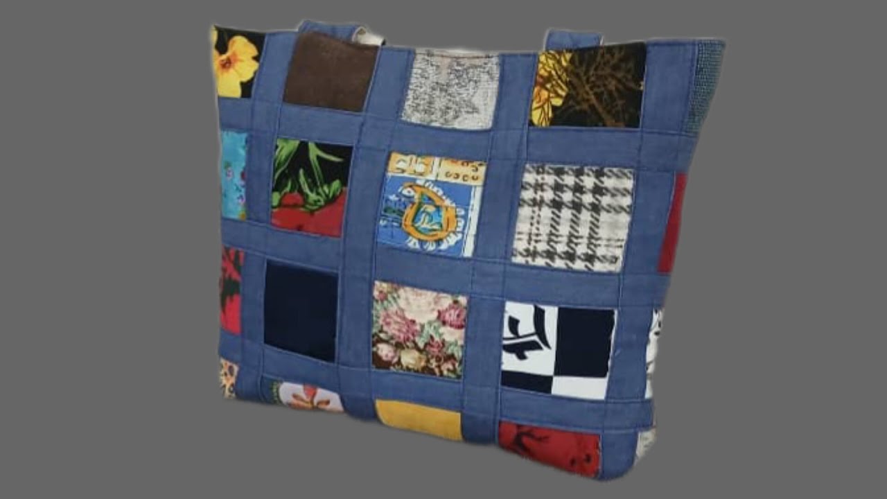 Потрясающая идея использования обрезков ткани и джинсов / идея переработки ткани